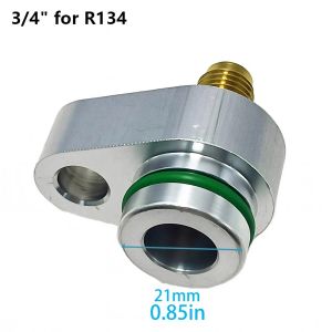 METALIX 1Pcs Metal Leak Detection Plug 3/8" 1/2" 5/8" 3/4" R134/R12 Condenser Plug Durable Air Conditioning Leakage Plug for Air-conditioning Compressor Pump