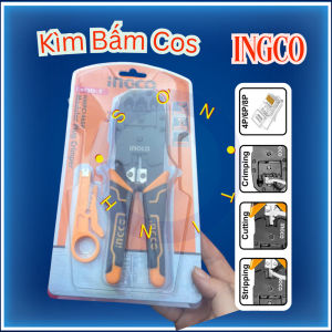 Kìm bấm dây mạng điện thoại INGCO HMPC1468P