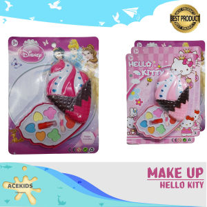 Mainan Make Up anak Rias Wajah Beauty Fashion Cosmetic Anak Hello Kitty bentuk Ice Cream - 529-54