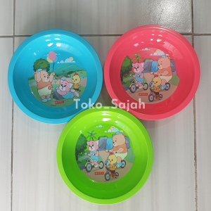 Piring Plastik Lion Star MW-54 Emily Plate 04 BPA Free Food Grade Tebal & Serbaguna