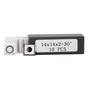 10 cái cacbua gia công công chèn máy cắt xoắn ốc xoắn ốc planer đầu cắt cho chế biến gỗ Lathe-Dụng cụ tiện 14 Mét