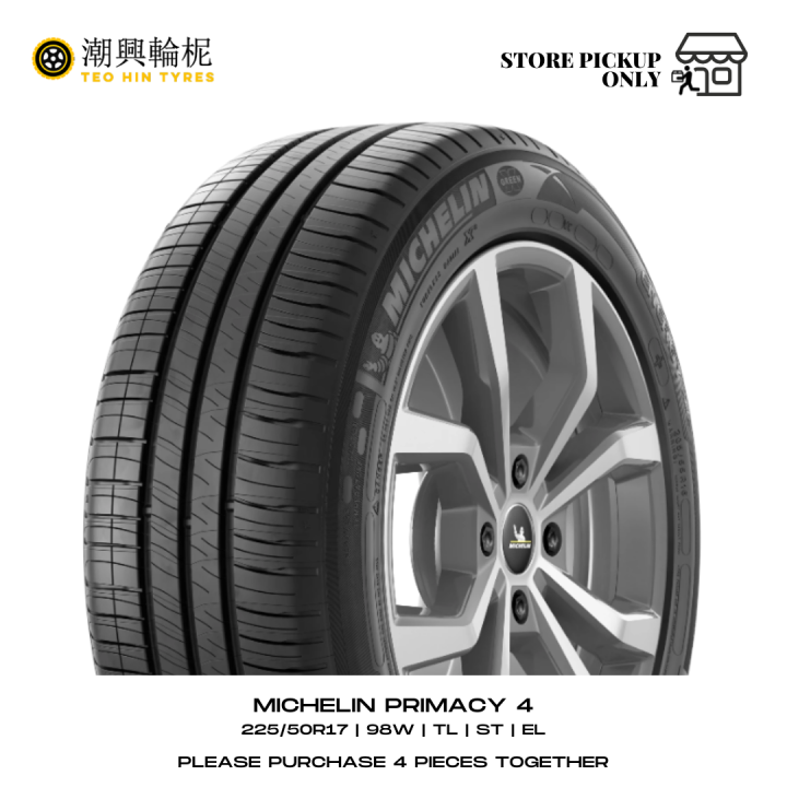 TYRE SUMMER MICHELIN 225/50 R17 94Y PRIMACY 4 (MO) DOT 2021