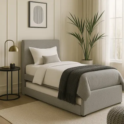 Zander Fabric 3 in 1 Pull Out Bed