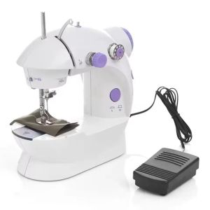 LOVELY HUT Dual Speed Mini Sewing Machine LED Light Foot Pedal Portable Sewing Machine Household Sewing Machine Multi-Functional Electric Sewing Machine Beginners