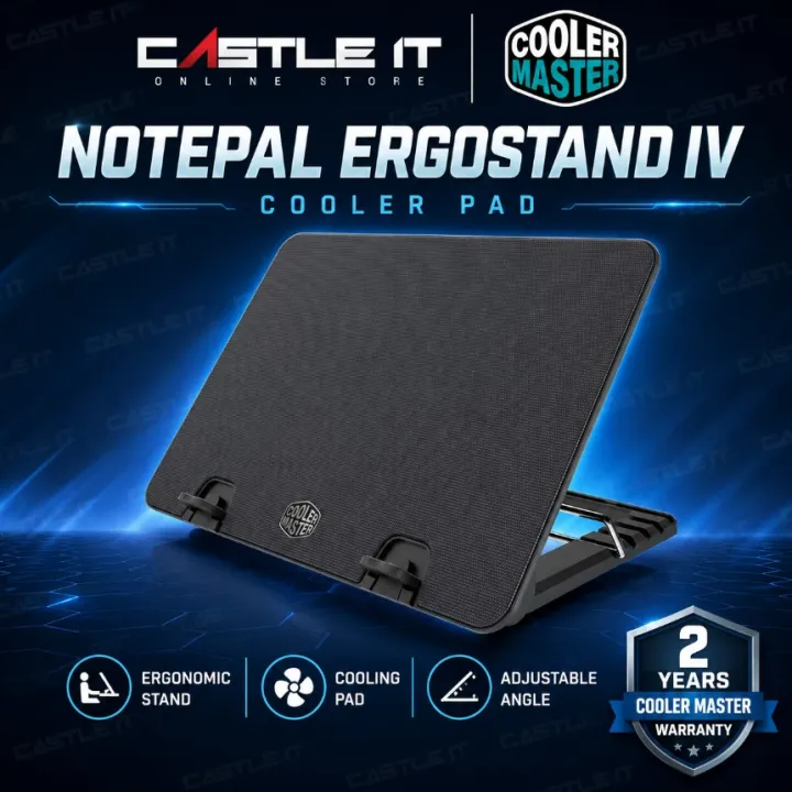 Cooler Master NotePal Ergostand IV Laptop Cooler Pad 140mm Fan Adjustable Stand