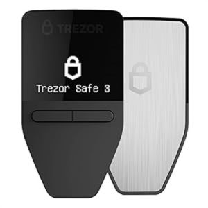 Trezor Safe 3 -  Stellar Silver - Authorized Reseller (CryptoBilis) Bitcoin NFT &  Cryptocurrency Hardware Wallet