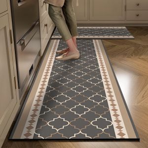 【Ship in 24H】Classic Kitchen Soft Diatomite Mat Absorbent Floor Mat Anti Slip Carpet Quick Dry Karpet Dapur Non Slip 厨房地垫