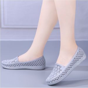 VEBLEN Sandal Slip On Flatshoes Selop Wanita Cewek Perempuan Model Bunga dan Batik Bambu Kekinian