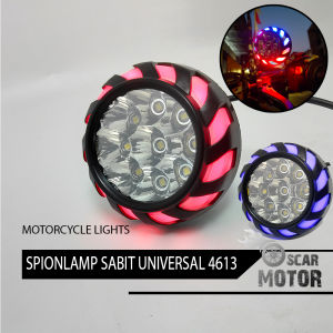 LAMPU SPION LED UNIVERSAL & LAMPU DEPAN FLASH FULL COLOUR