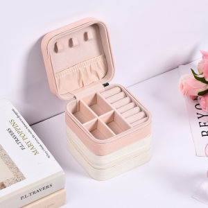 Kotak Mini Penyimpanan Perhiasan Kalung Gelang Box Jewelry Travel Organizer Tempat Aksess Anting Cincin - FB1393