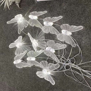 Butterfly Light 10Heads Fairy Wedding Props Chandelier Creative Acrylic Decoration