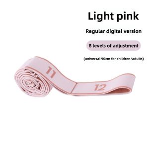 DADOMYD 8/10/12 Grid Yoga Stretch Band Flexible Multi-stage Digital Resistance Band Portable Adjustable Dance Stretch Band for Yoga Latin Dance Gymnastics