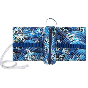 Oxford Cloth Crochet Hook Organiser Knitting Storage Case For Knitting Tool and Crochet Craft Accessories Storage
