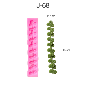 แม่พิมพ์ขนม เส้นตกแต่ง เส้น ใบไม้ ตกแต่งหน้าเค้ก J-68