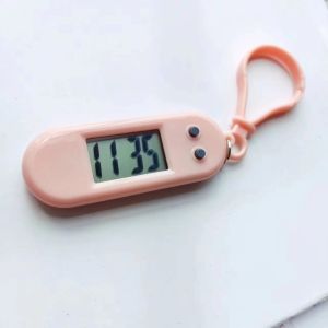 2PCS  watch timer mini electronic watch keychain electronic watch portable watch