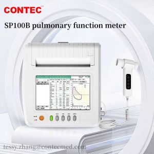 CONTEC SP100B Portable Spirometer pulmonary function meter 10.1 inch touch screen 100 parameters Printer Report FVC VC MVV and MV