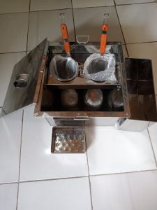 Dandang Mie Ayam Kocok 2 Lubang + Saringan