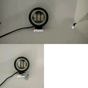 LAMPU DAYMAKER LAMPU TEMBAK SOROT K30 BULAT 3 LENSA UNIVERSAL