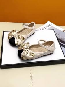 Rr♢Giày Búp Bê Da Đế Mềm Đính Nơ Kiểu r Thời Trang Xuân Thu Cho Bé Gái3/31