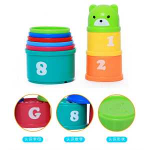 [TM55]Mainan Anak Susun Gelas Warna Warni / Stacking Cup Toys / Mainan Edukasi Anak