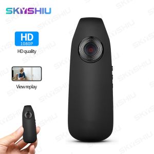 SKYSHIU 3C Portable HD camera HD 4K mini camera for action DVR CCTV sport portable monitor video Audio Recording Collar clip COD