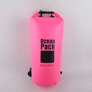 Go bag Dry Bag (2L 3L 5L 10L 15L 20L 30L) Ocean Pack Waterproof Bag Sports Bag Backpack 2 Straps 100% Waterproof Roll Top Dry Sack 7 Sizes 12 Colors for Beach Swimming Kayaking Camping Travel