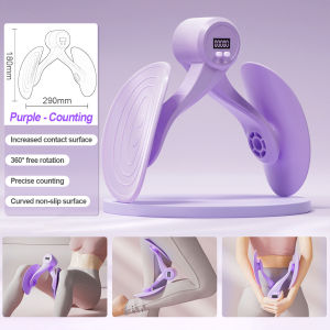 Hip Trainer Premium Kegel Exerciser and Resistance Band Intelligent Counting Pelvic Floor Strengthening Device Booty Exercise Machine 盆底肌训练器 瑜伽 瘦腿神器