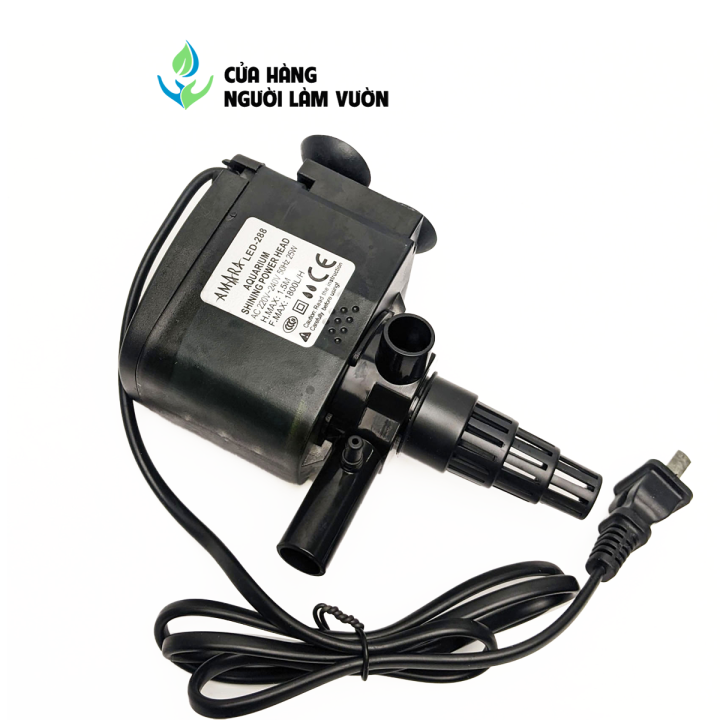 Máy bơm hồ cá 3 trong 1 bơm nước tạo oxy có tích hợp đèn led đổi màu ...