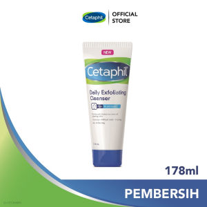[BPOM] Cetaphil Daily Exfoliating Cleanser Facial Wash - 178ml Pembersih Muka untuk Eksfoliasi Kulit Wajah