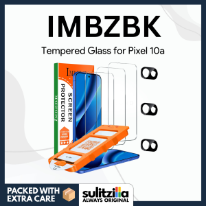 IMBZBK Tempered Glass Screen Protector for Pixel 10a (3+3 Pack)