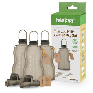 Haakaa Silicone Milk Storage Bag (9oz./260ml) - 1pk/2pk/5pk