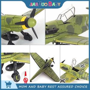 JiaShuo Baby Toy 1Pc 1/48 Scale assemble fighter model toys aircraft diecast war-II