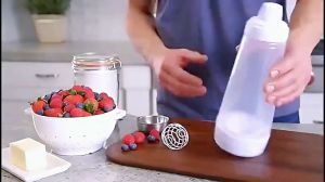 1000ML Pancake Batter Dispenser Mixing Hand Bottle Dispenser Cake Pie Waffle Reusable Baking Tool