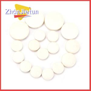 zhanjietun 17PCS Clarinet phím Pads Trắng âm nhạc woodwind gió nhạc cụ thay thế