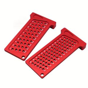 2 Pcs T65mm/T2.5in Woodworking Scriber Metric and Inch Precision T-Ruler Line Drawing Marking Gauge Measuring Tool