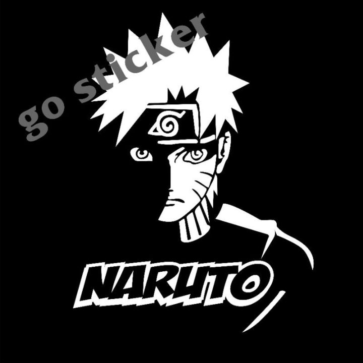sticker naruto, sticker kaca body samping anime, cutting sticker anime, naruto
