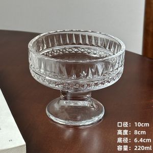 Cup milk bowl tall dessert drenched ball glass sour ins wind ice cream bowl high-value ice cream milkshake pudding mousse