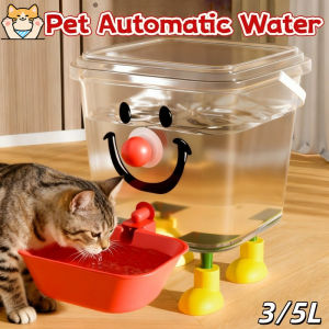 Pet Automatic Water Dispenser and PetFeeder 5L Large Capacity Pet Transparent Water Bottle