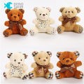 DENOSWIM 9Cm Mini Bear Plush Toy Soft Teddy Bear Stuffed Toy Cute Bear Animal Dolls Wedding Flower Decoration. 