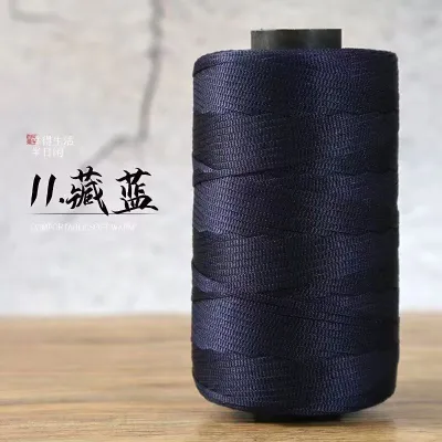 🇲🇾Crochet Bag Ribbon Yarn Nylon Tape Yarn Summer cool Flat Fancy Yarn Multi-color Nylon Ribbon Yarn 3mm 260g