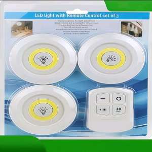 ✅100% Original Jcam Led Light With Remote Control Set of 3 Emergency Light