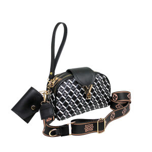 Tas Selempang Wanita Elegan Geometris Polos/Warna Solid - Tas Bahu Premium Fashion