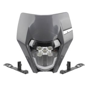 ER52858 for KTM Motorcycle Headlight Plate Universal 12V/5A Motocross Enduro Supermoto Fairing Modification Accessory Motocross Headlamp Outdoor