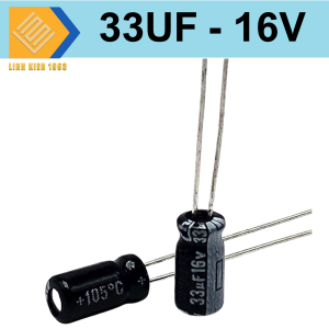 ( 10 CON ) Tụ 33uf 16V tụ hóa 33uf16V