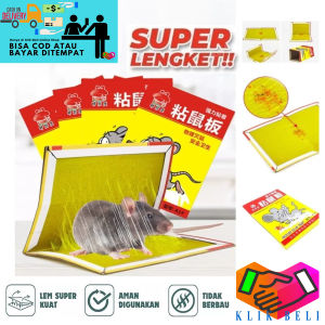 Klik-Beli Lem Papan Tikus 20x30cm Perangkap Jebakan Tikus Kecoa Serangga Tempelan Mouse Trap Rat Glue Board
