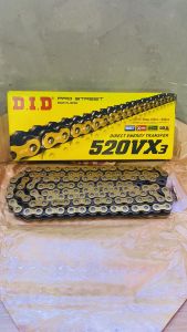 DID Drive Chain 525 Gold VX3 120 Links/DID Drive Chain 520 Gold VX3 120 Links