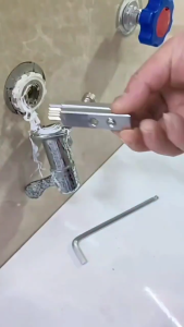 Broken Faucet Removal Tool Set Faucet Angle Valves Broken Wire Extractor for Extraction of Damaged Faucet Pipe Screw