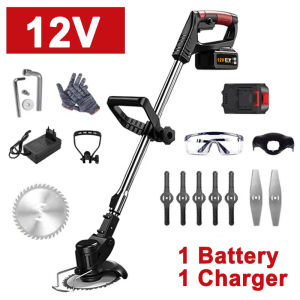 MAKITA Grass Cutter Cordless Lawn Mower Electric Mower 12V/24V/ 48V Cordless Grass Trimmer Rechargeable Portable Garden Household Trimmer
