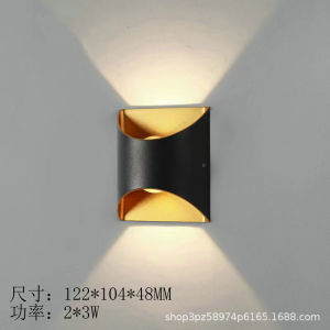 SXH  New Product LED Outdoor Wall Lamp Creative Villa Exterior Wall Courtyard Waterproof Wall Lamp Simple Bedroom Corridor Lamp
