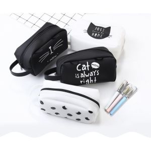【Msia Stock】 Pencil Case Stationery Gift School Cat Kawaii Tools Kitties Bag Pencil Box Pencil Storage Pen Bag